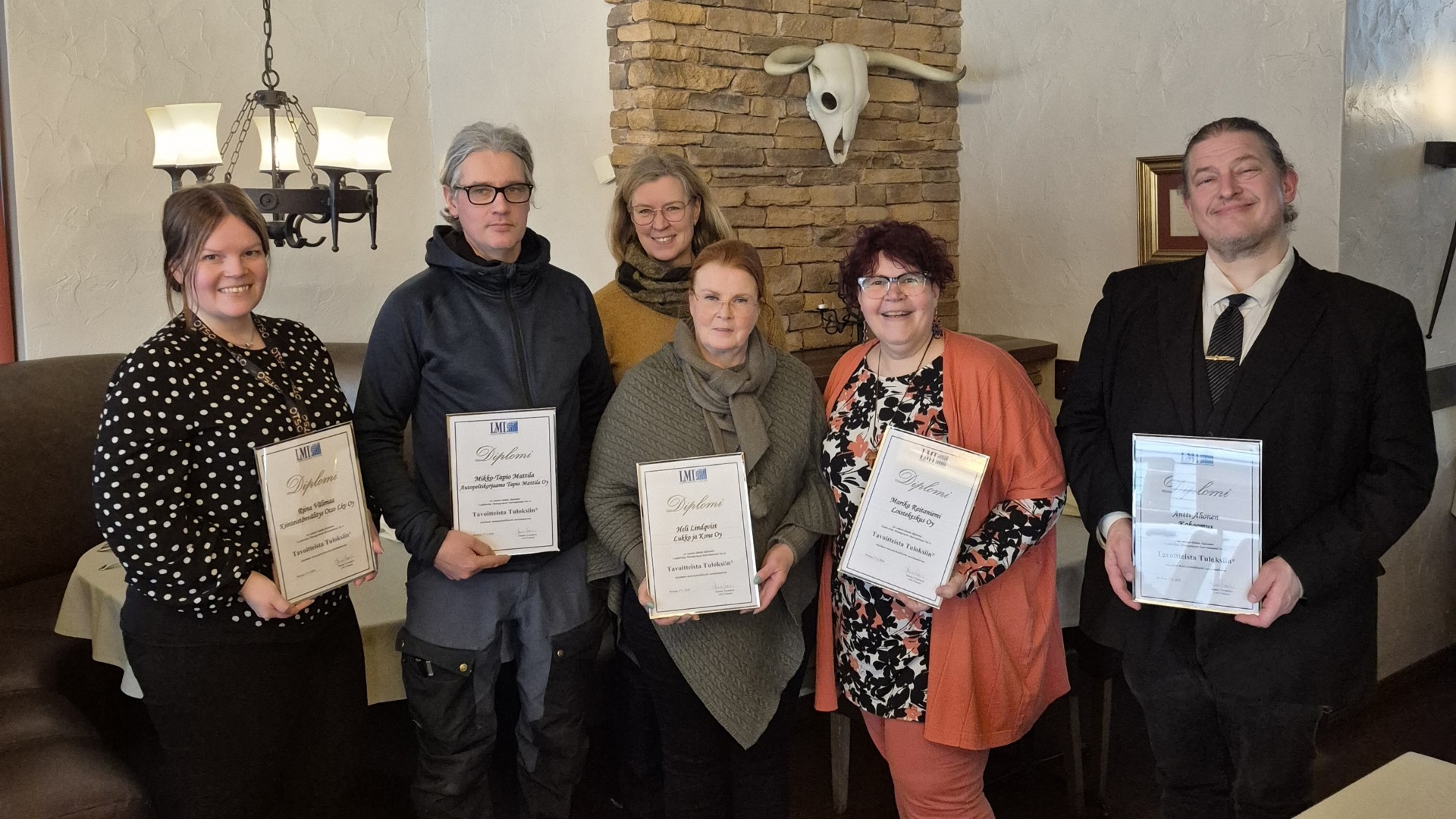 Syksyn ryhmän osallistujat